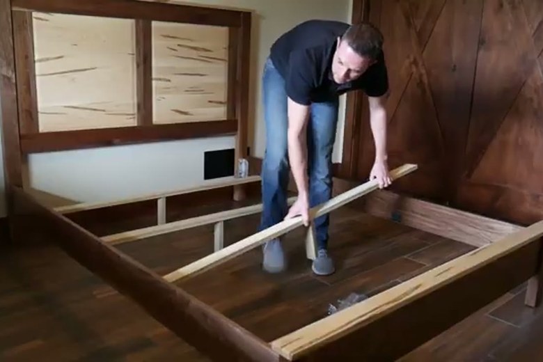 Putting a bed frame back together